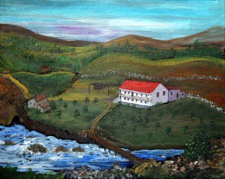 Louis Siebert's Vineyard & Sodaworks Nevada City 1860