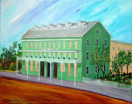 Union Hotel, J. Naffziger Prop., Nevada City, 1870s